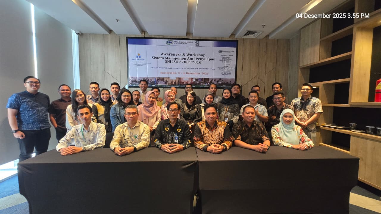 Awareness Training & Workshop ISO 37001:2016 di PT BPD Kaltim Kaltara