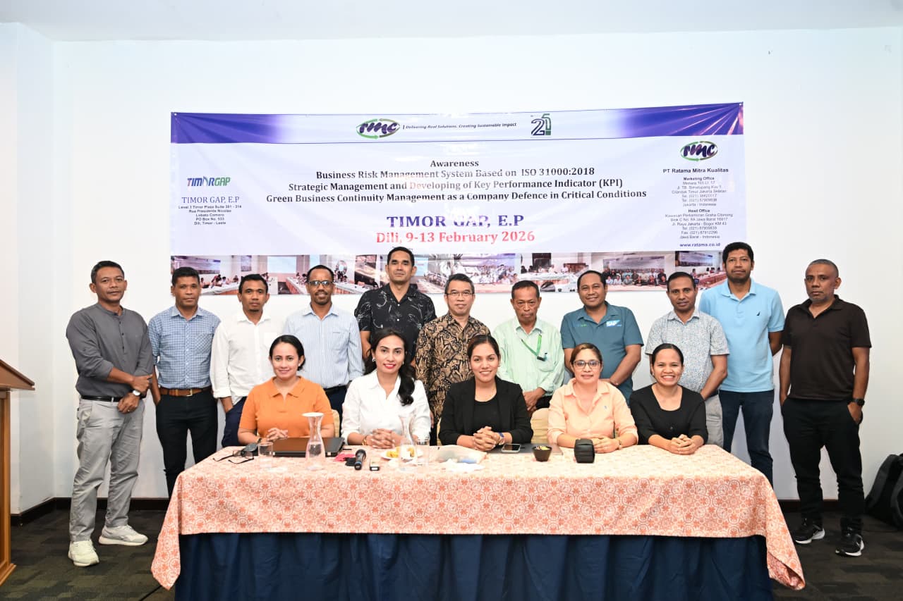 [Capacity Building Training] – Green Business Continuity Management as a Company Defense in Critical Conditions di Timor Gap E.P.