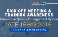 Kick Off Project & Training Awareness IATF 16949:2016 di PT Muarateweh Spring