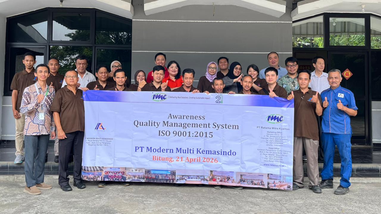 Training Awareness ISO 9001:2015 di PT Modern Multi Kemasindo untuk Penguatan Sistem Manajemen Mutu