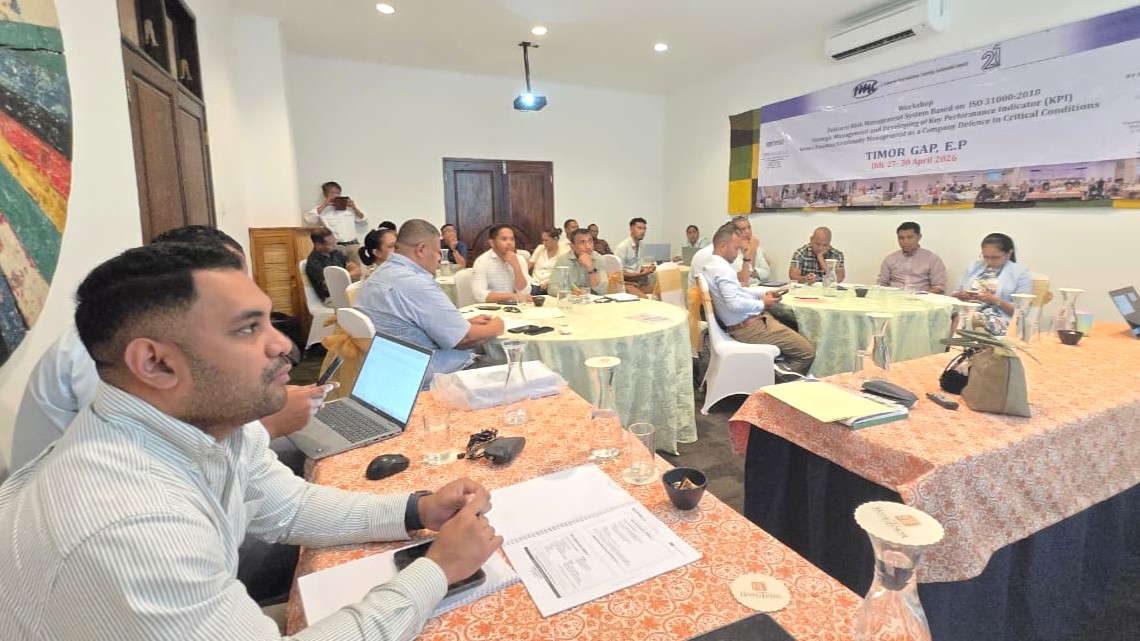 Workshop Strategic Management and Developing Key Performance Indicator (KPI) di Timor Gap, E.P.