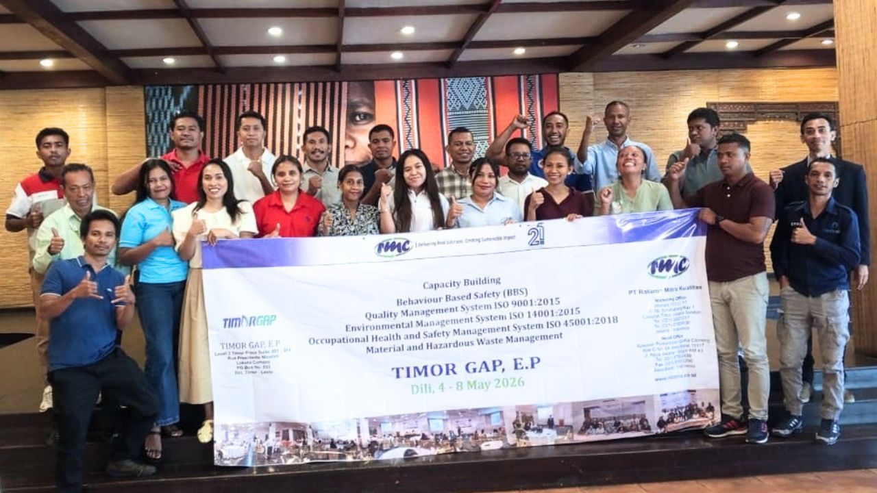 Training Awareness Material and Hazardous Waste Management di Timor Gap, E.P. untuk Penguatan Pengelolaan Material dan Limbah B3 yang Berkelanjutan