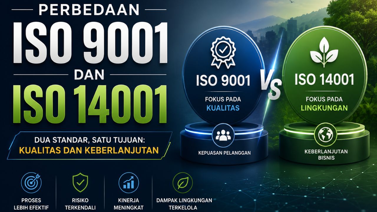 Memahami Perbedaan ISO 9001 dan ISO 14001