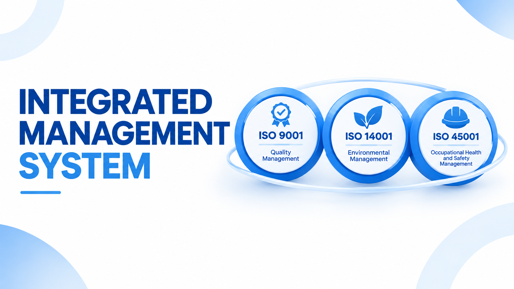 Integrated Management System: ISO 9001, 14001 & 45001