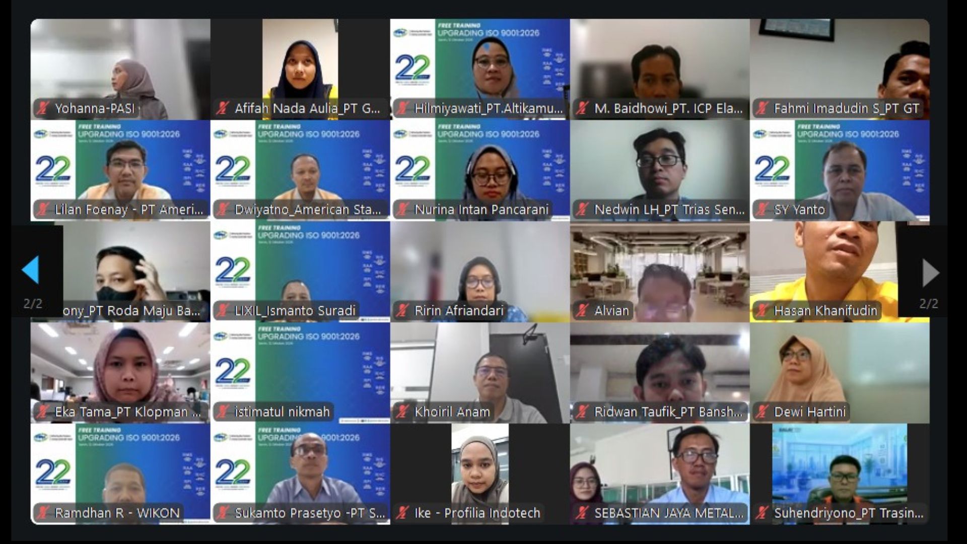 Online Training Upgrading ISO 9001:2026