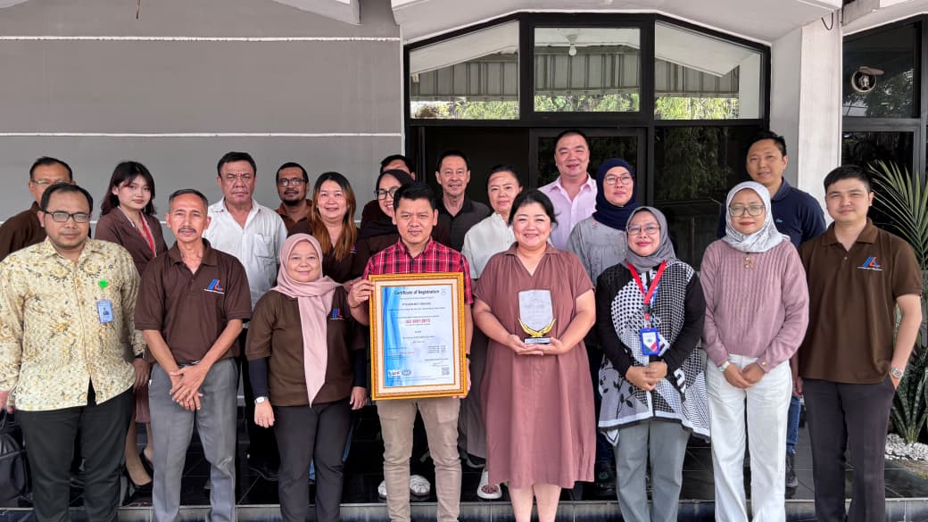 PT Modern Multi Kemasindo Raih Sertifikasi ISO 9001:2015